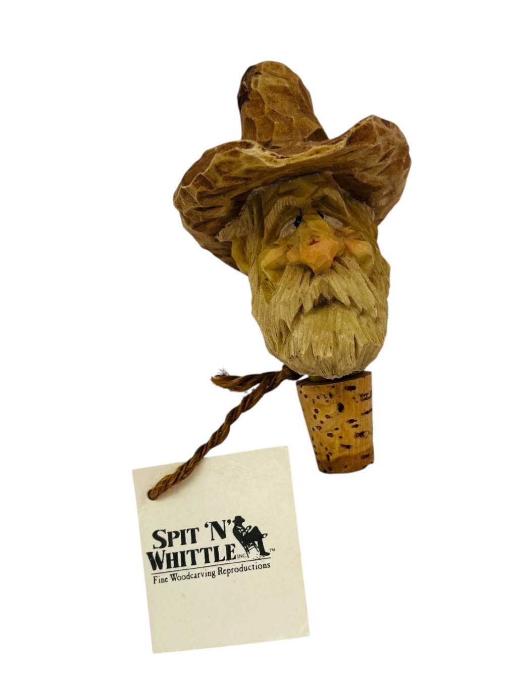 VintageSpit 'N Whittle Bottle Cork Stopper
